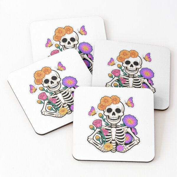 Item preview, Vibrant Dia de los Muertos Skeleton designed and sold by NiftyWrx.