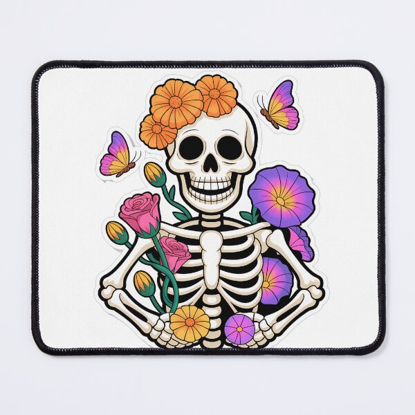 Item preview, Vibrant Dia de los Muertos Skeleton designed and sold by NiftyWrx.