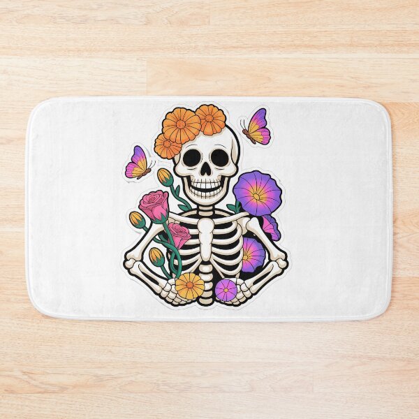 Item preview, Vibrant Dia de los Muertos Skeleton designed and sold by NiftyWrx.