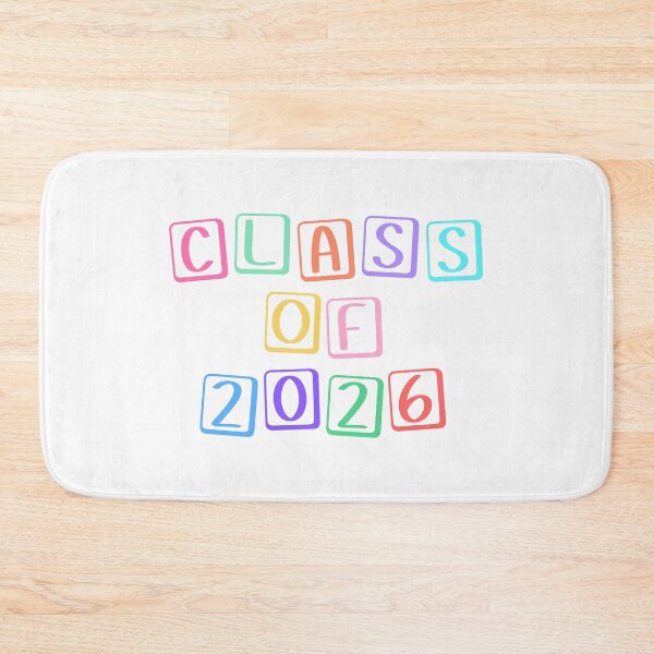 Item preview, Clase de 2026 | Diseño de letras mayúsculas en tonos pastel para graduación designed and sold by Nesstitches.
