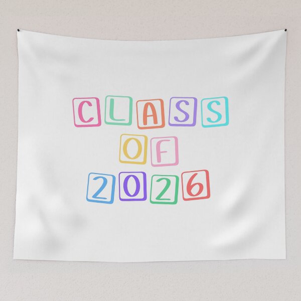 Item preview, Class of 2026 | Graduation Senior Pastel Block Letters Grad Design designed and sold by Nesstitches.