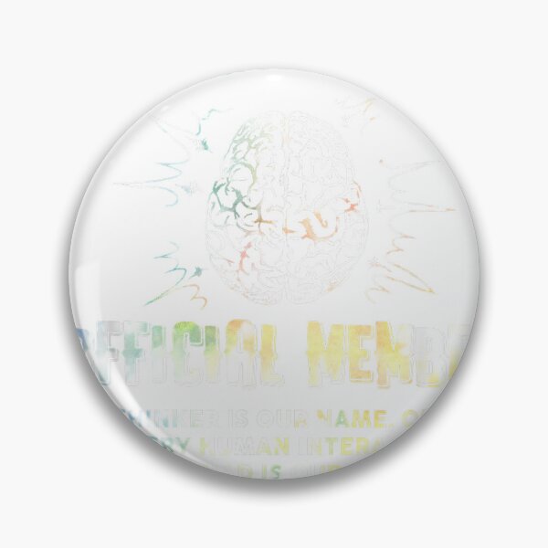 Item preview, Overthinker's Club Official Member Funny T-Shirt designed and sold by SubStudio97.