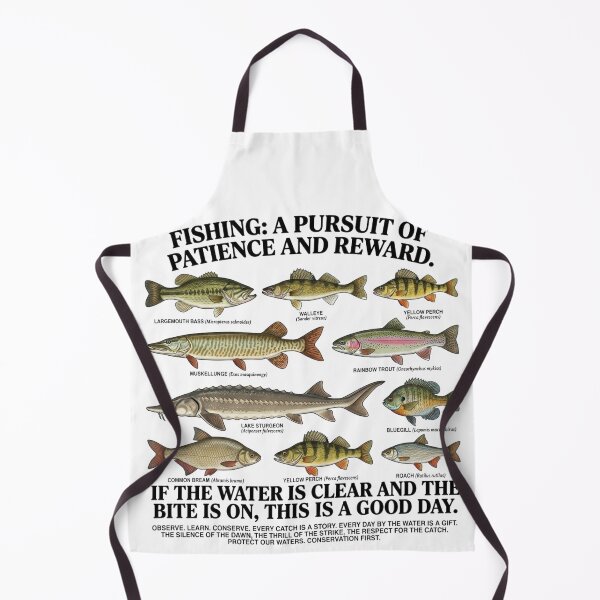 Item preview, Fishing: A Pursuit of Patience - Vintage Fish Guide designed and sold by By Dana Studio.