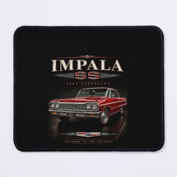 Item preview, 1964 Impala SS Classic Full-Size American Car Vintage Art designed and sold by TheArtOfCar.