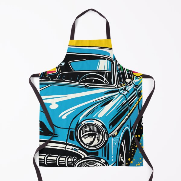 Item preview, Blue Classic Roadster Pop Art Illustration designed and sold by RamyGallery.
