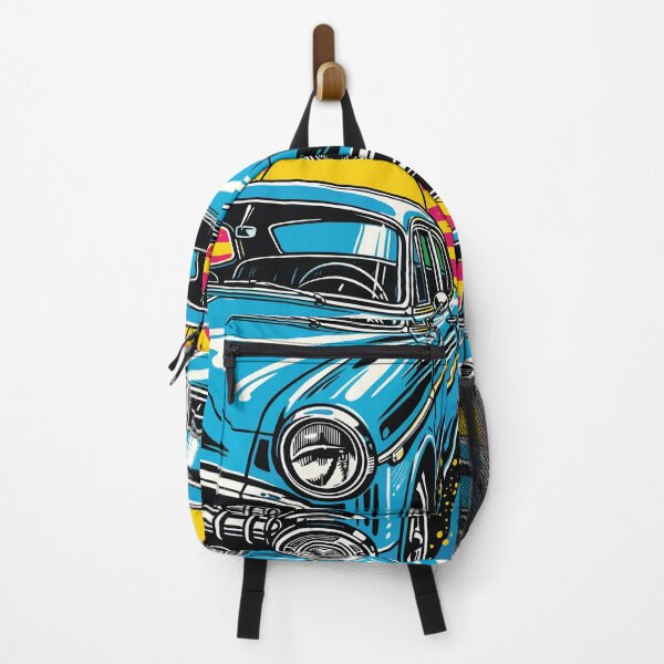 Item preview, Blue Classic Roadster Pop Art Illustration designed and sold by RamyGallery.
