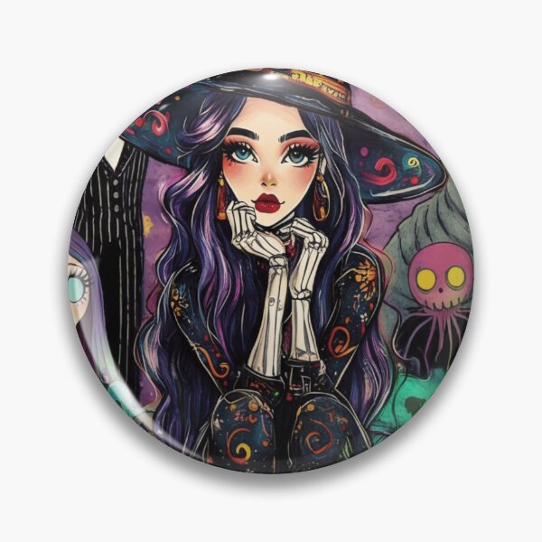 Item preview, Witch in pumpkin town designed and sold by LeagueHeavenGG.