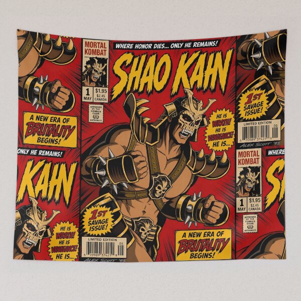 Item preview, Mortal kombat shao kahn '93 comic cover  designed and sold by Campbell0395.