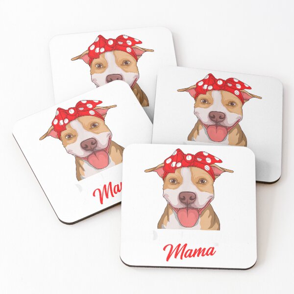 Item preview, Pittie Mama Pitbull Dog Mom Funny T-Shirt Small designed and sold by RKdrawings.