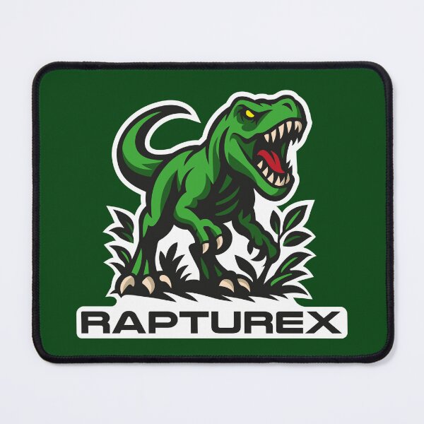 Item preview, Rapturex – Fierce Futuristic Gaming Mascot Design designed and sold by MerlinWear.
