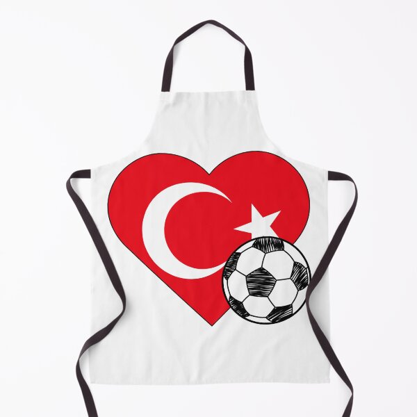 Artikelvorschau, Türkei Fußballherz-Design entworfen und verkauft von FinalScoreClub.