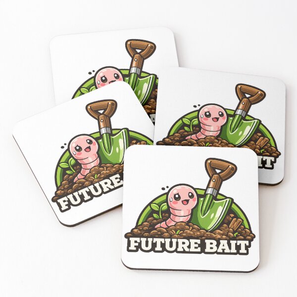 Item preview, Future Bait Worm Funny Fishing Gardening Humor designed and sold by chattsuede.