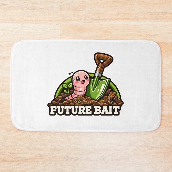 Item preview, Future Bait Worm Funny Fishing Gardening Humor designed and sold by chattsuede.