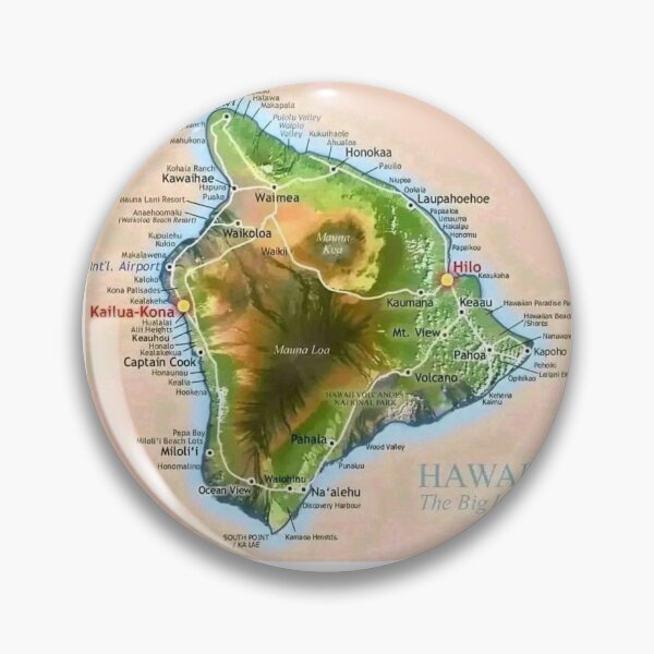 Item preview, Map of Hawaii Big Island designed and sold by Erica  Lerch.