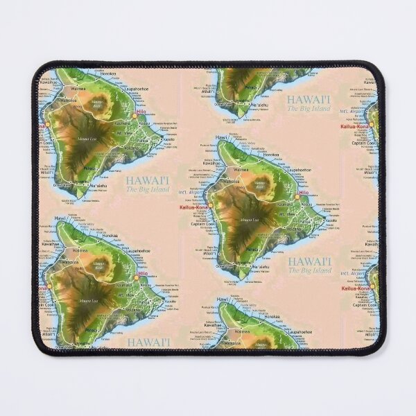 Item preview, Map of Hawaii Big Island designed and sold by Erica  Lerch.