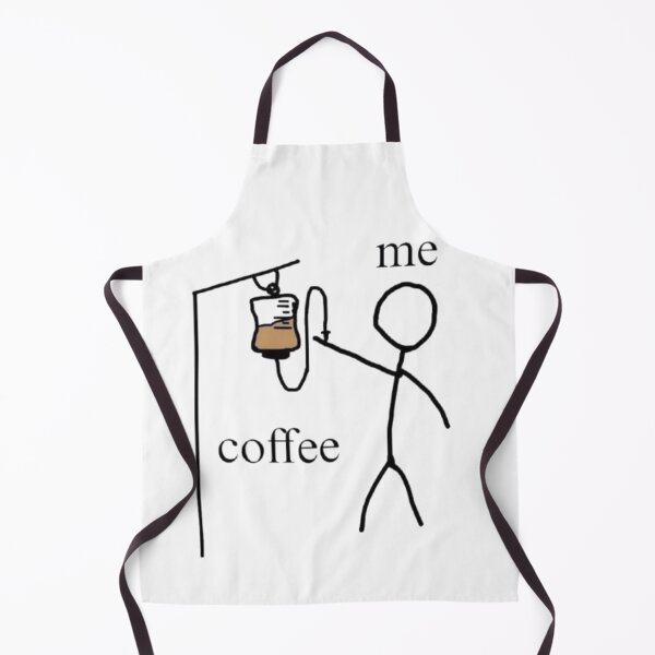 Aperçu de l'œuvre Me = Coffee IV – Funny Coffee Lover Design créée et vendue par MeowLoka ⭐⭐⭐⭐.