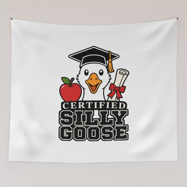 Item preview, Certified Silly Goose Graduation | Funny College Graduate Meme designed and sold by chattsuede.