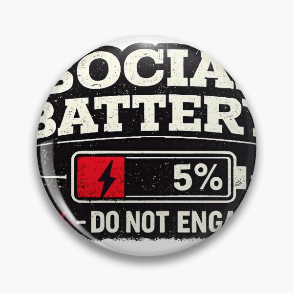 Item preview, Social Battery 5% Funny Introvert Humor Do Not Engage Premium Tri-Blend T-Shirt designed and sold by SubStudio97.