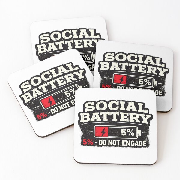 Item preview, Social Battery 5% Funny Introvert Humor Do Not Engage Premium Tri-Blend T-Shirt designed and sold by SubStudio97.