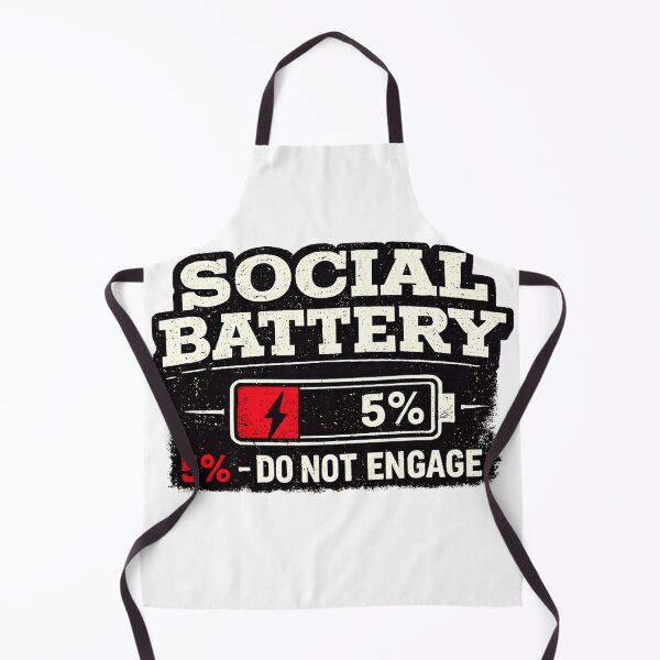 Item preview, Social Battery 5% Funny Introvert Humor Do Not Engage Premium Tri-Blend T-Shirt designed and sold by SubStudio97.