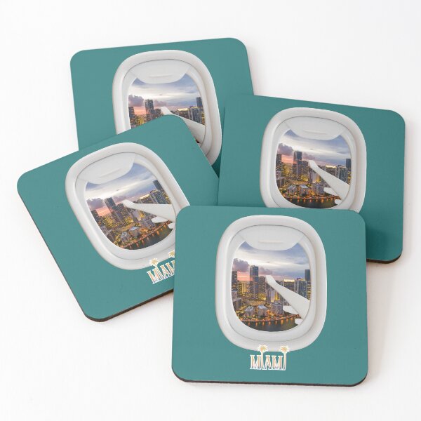Item preview, Miami seen from an airliner's window designed and sold by HMBPHOTO.