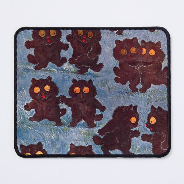 Item preview, Black Cats Dancing in the Moonlight - Louis Wain designed and sold by forgottenbeauty.