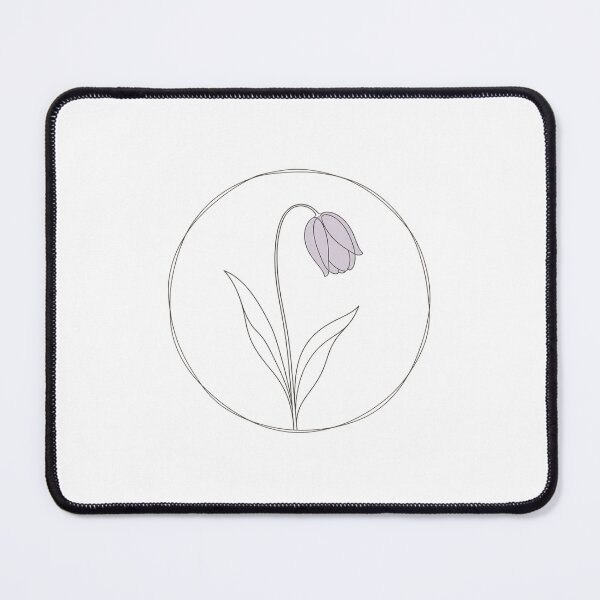 Item preview, Botanical Circle Line Art, Minimalist Elegant Flower designed and sold by chattsuede.