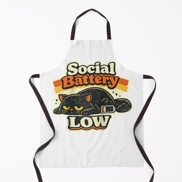 Item preview, Social Battery Low Cat Funny Introvert Black Cat Vintage Raglan Baseball Tee designed and sold by SubStudio97.