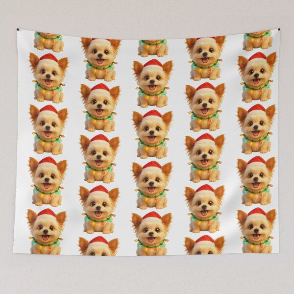 Item preview, Christmas Maltipom Dog designed and sold by Sillytoe.