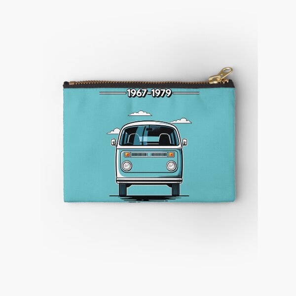 Item preview, Retro Teal Classic Van Front View Art designed and sold by RamyGallery.