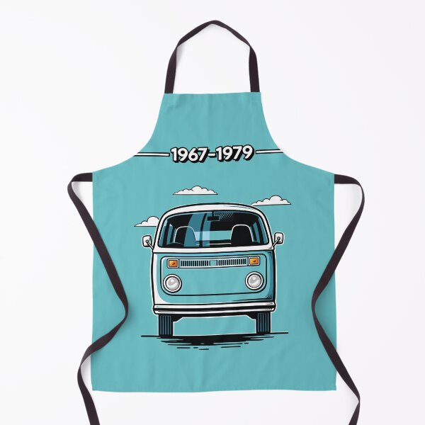 Item preview, Retro Teal Classic Van Front View Art designed and sold by RamyGallery.