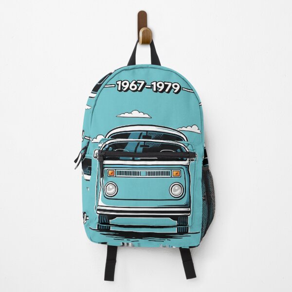 Item preview, Retro Teal Classic Van Front View Art designed and sold by RamyGallery.
