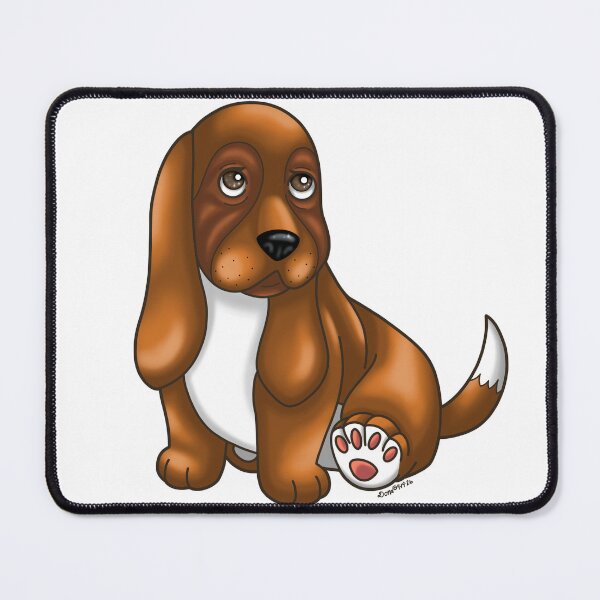 Item preview, Cute Brown Basset Hound Puppy designed and sold by ArkainStudios.