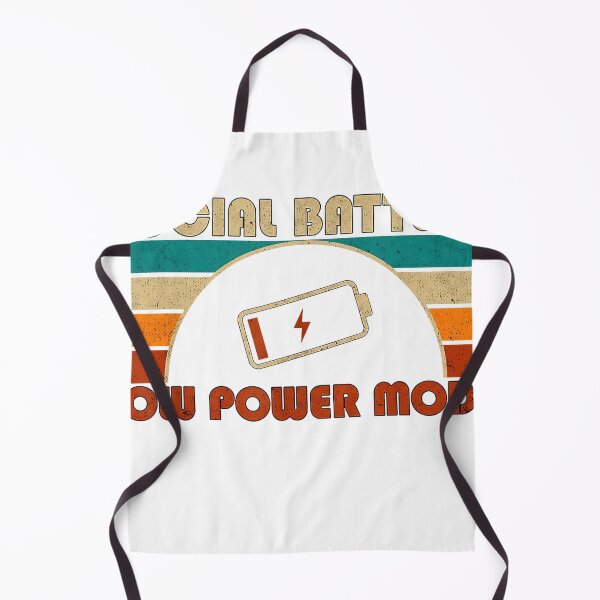 Item preview, Social Battery Low Power Mode Retro Vintage T-Shirt designed and sold by RKdrawings.