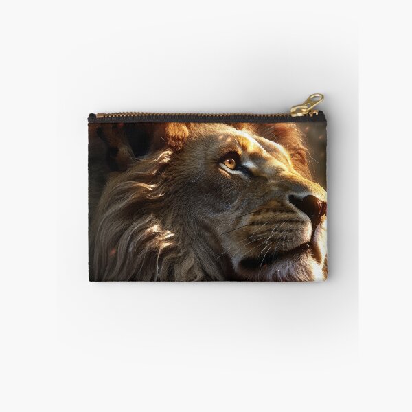 Item preview, Majestic Lion's Face Basking In Sunlight Digital Art designed and sold by DEC02.