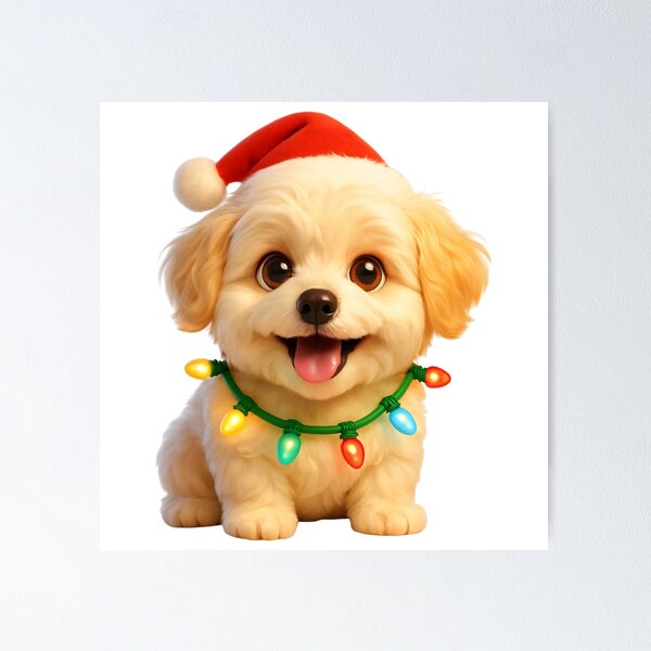 Item preview, Christmas Maltipoo Dog designed and sold by Sillytoe.
