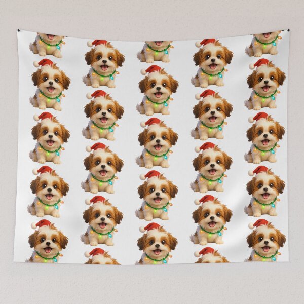 Item preview, Christmas Miki Dog designed and sold by Sillytoe.