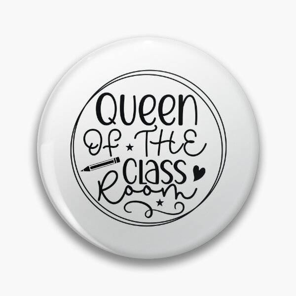 Item preview, Queen Of The Classroom - Funny School Teacher Aesthetic Gift designed and sold by FuzionRaptor.