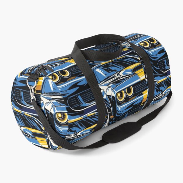 Item preview, Blue Classic Muscle Car Front Close Up Art designed and sold by RamyGallery.