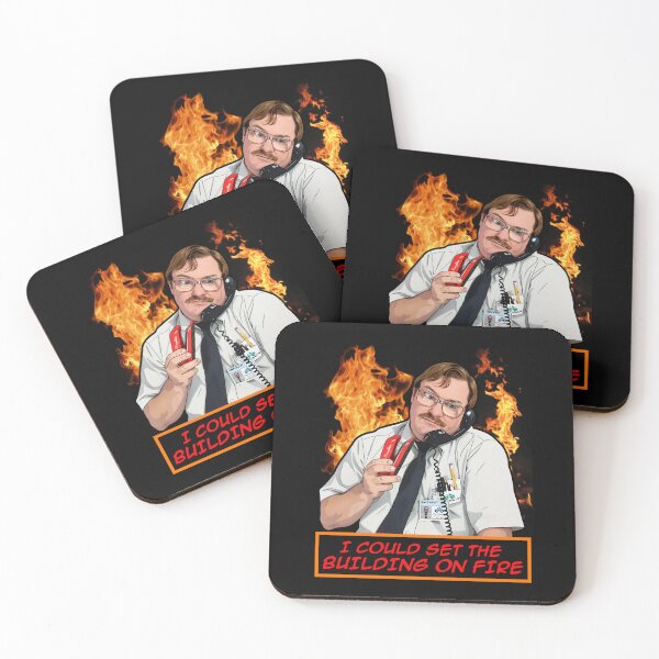 Item preview, Milton Waddams Set The Building On Fire - Office Space designed and sold by darklordpug.