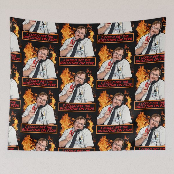 Item preview, Milton Waddams Set The Building On Fire - Office Space designed and sold by darklordpug.