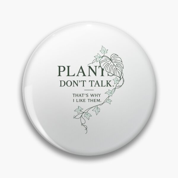 Item preview, Introvert Plants Dont Talk: Minimalist Monstera Leaf designed and sold by chattsuede.