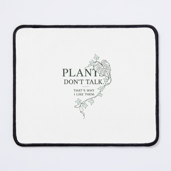 Item preview, Introvert Plants Dont Talk: Minimalist Monstera Leaf designed and sold by chattsuede.