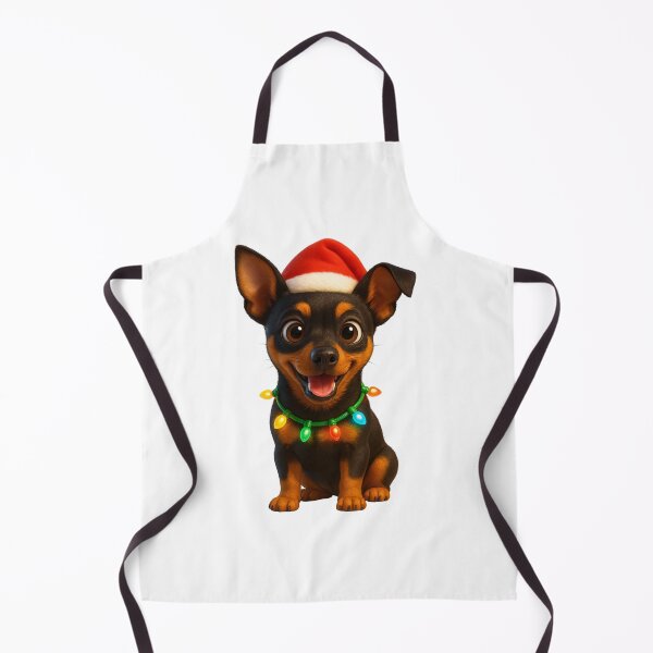 Item preview, Christmas Miniature Pinscher Dog designed and sold by Sillytoe.