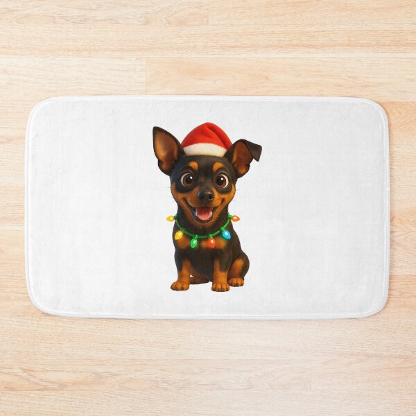 Item preview, Christmas Miniature Pinscher Dog designed and sold by Sillytoe.