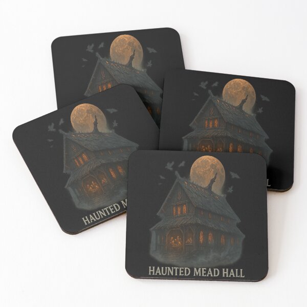 Item preview, Haunted Mead Hall Spooky Viking Longhouse Harvest Moon designed and sold by Mythborn Saga.