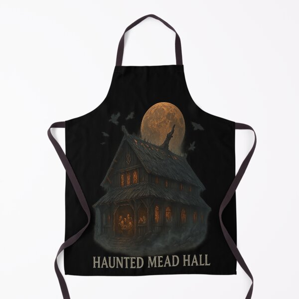 Item preview, Haunted Mead Hall Spooky Viking Longhouse Harvest Moon designed and sold by Mythborn Saga.