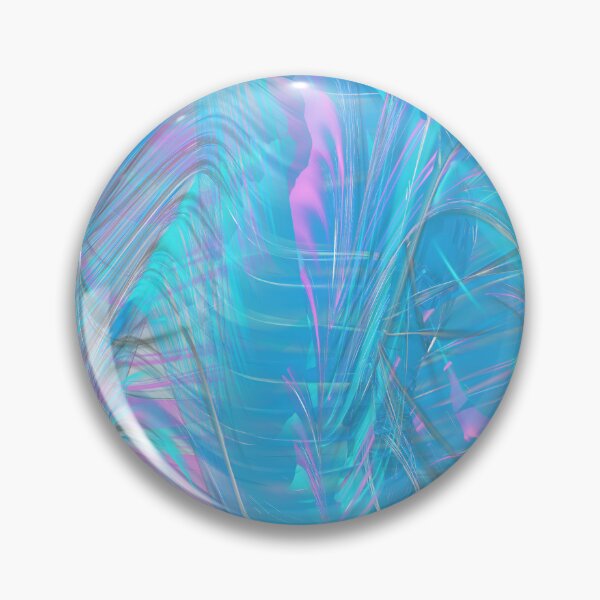 Item preview, Liquid Aqua Polyrhythmic Painting -parametric art designed and sold by LiquidPolyrhythm.