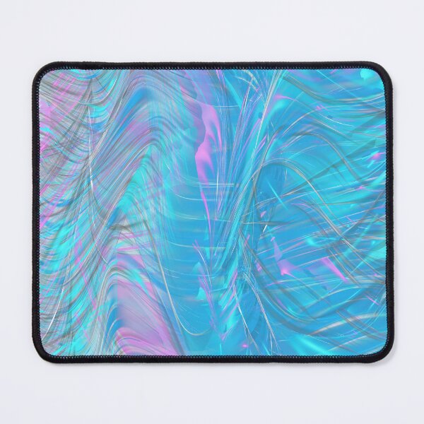 Item preview, Liquid Aqua Polyrhythmic Painting -parametric art designed and sold by LiquidPolyrhythm.