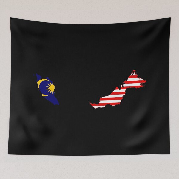Item preview, Flag Map of Malaysia designed and sold by DreamBrushy.